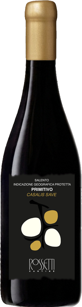 Bottiglia Primitivo Casalis Save - Salento IGP
